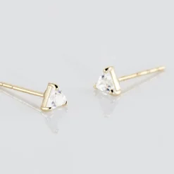 Histoire d'Or Boucles D'oreilles Puces Achilee Or Jaune Oxyde New
