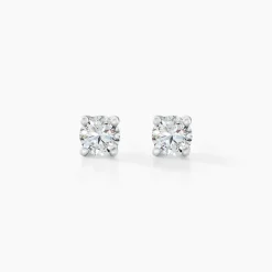 Histoire d'Or Boucles D'oreilles Puces Aphrodite or blanc diamant Outlet