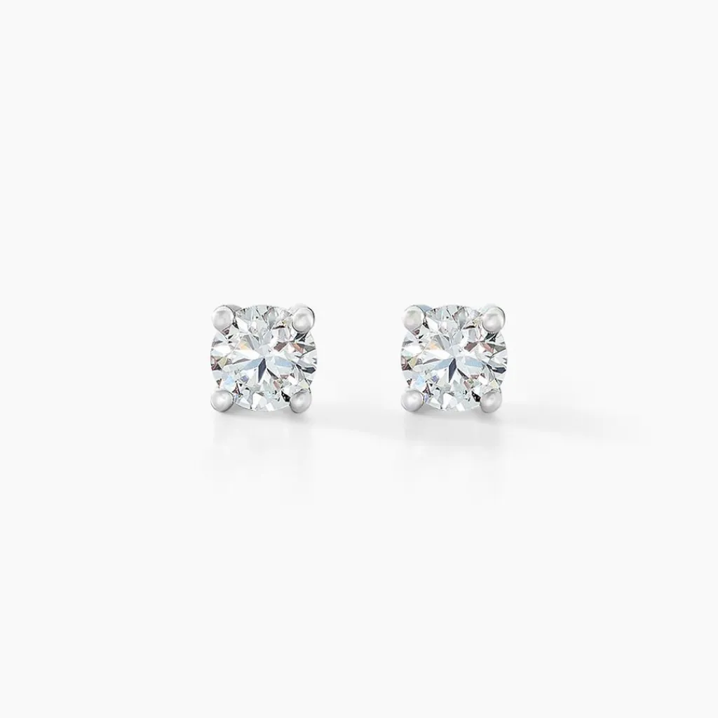 Histoire d'Or Boucles D'oreilles Puces Aphrodite or blanc diamant Outlet