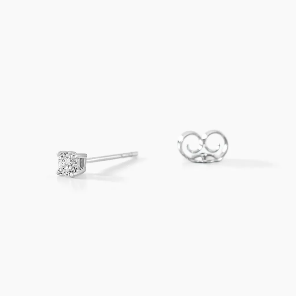 Histoire d'Or Boucles D'oreilles Puces Aphrodite or blanc diamant Outlet