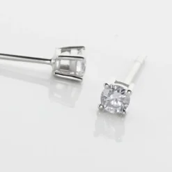 Histoire d'Or Boucles D'oreilles Puces Aphrodite or blanc diamant Outlet
