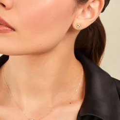 Histoire d'Or Boucles D'oreilles Puces Antun Or Jaune Diamant Online