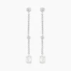 Histoire d'Or Boucles D'oreilles Puces Argane Argent Blanc Oxyde De Zirconium Outlet