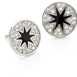 Histoire d'Or Boucles D'oreilles Puces Argent Blanc Winston Oxydes De Zirconium Outlet