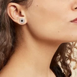 Histoire d'Or Boucles D'oreilles Puces Argent Blanc Winston Oxydes De Zirconium Outlet