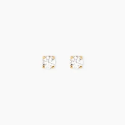 Histoire d'Or Boucles D'Oreilles Puces Aphrodite Or Jaune Diamant Online