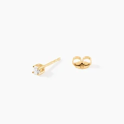 Histoire d'Or Boucles D'Oreilles Puces Aphrodite Or Jaune Diamant Online