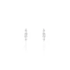 Histoire d'Or Boucles D'oreilles Puces Adriaan Argent Blanc Oxyde De Zirconium Hot