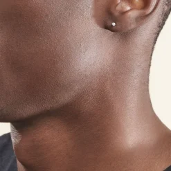 Histoire d'Or Boucles D'oreilles Puces Aphrodite or blanc diamant