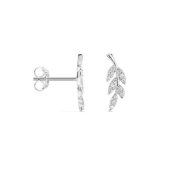 Histoire d'Or Boucles D'oreilles Puces Alma Argent Blanc Oxyde De Zirconium Hot