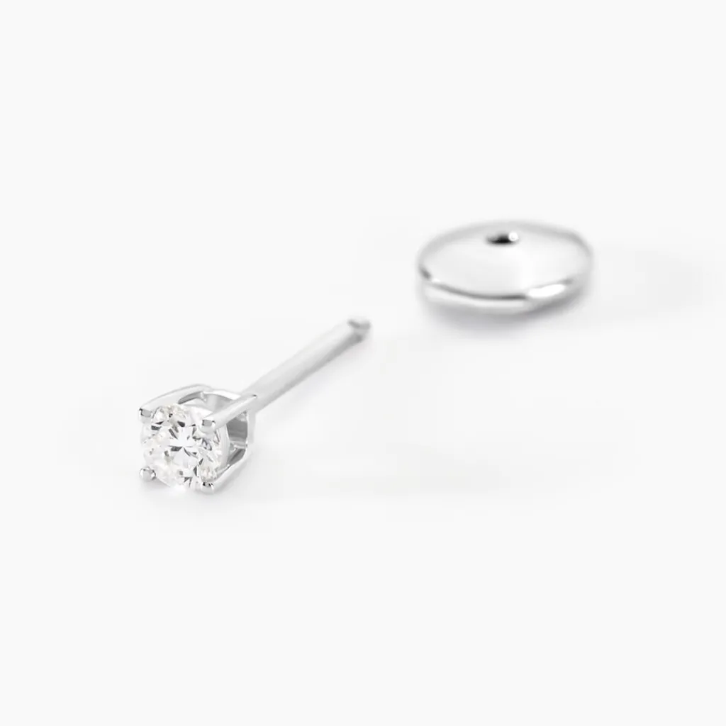 Histoire d'Or Boucles D'oreilles Puces Aphrodite or blanc diamant Hot