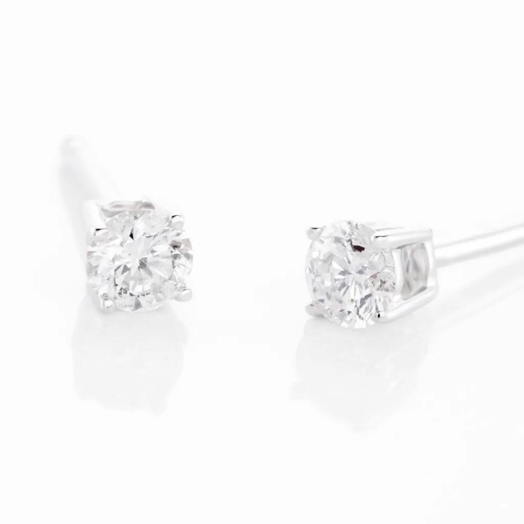 Histoire d'Or Boucles D'oreilles Puces Aphrodite or blanc diamant Hot