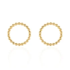 Histoire d'Or Boucles D'oreilles Puces Abigael Plaqué Or Jaune Sale