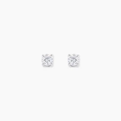 Histoire d'Or Boucles D'Oreilles Puces Aphrodite Or Blanc Diamant Online
