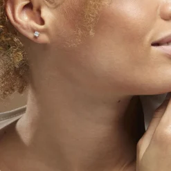 Histoire d'Or Boucles D'oreilles Puces Alys Argent Blanc Oxyde De Zirconium Best