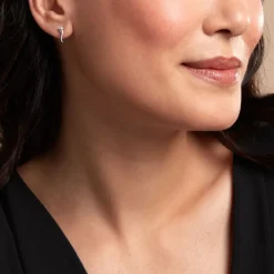 Histoire d'Or Boucles D'oreilles Puces Amalthee Argent Blanc Oxyde De Zirconium Discount