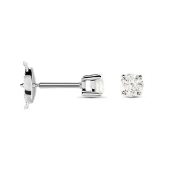 Histoire d'Or Boucles D'oreilles Puces Aphrodite platine blanc diamant Online