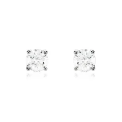 Histoire d'Or Boucles D'oreilles Puces Aphrodite platine blanc diamant