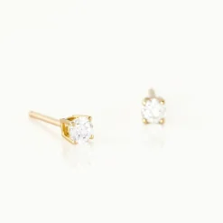 Histoire d'Or Boucles D'oreilles Puces Aphrodite or jaune diamant Hot