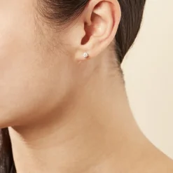 Histoire d'Or Boucles D'oreilles Puces Aphrodite or jaune diamant Hot