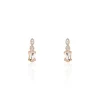 Histoire d'Or Boucles D'oreilles Puces Antonia Or Rose Morganite Et Diamant Clearance