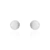 Histoire d'Or Boucles D'oreilles Puces Ayana Argent Blanc Outlet