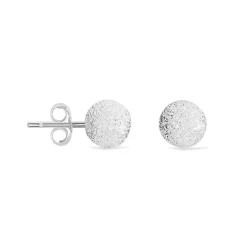 Histoire d'Or Boucles D'oreilles Puces Ayana Argent Blanc Outlet