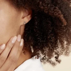 Histoire d'Or Boucles D'oreilles Puces Alphonsine Etoile De Mer or blanc Discount