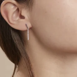 Histoire d'Or Boucles D'oreilles Puces Alayna or blanc diamant Sale