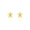 Histoire d'Or Boucles D'oreilles Puces Almahae Tortue Or Jaune Online