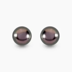 Histoire d'Or Boucles D'oreilles Puces Alper Or Jaune Perle De Culture De Tahiti Hot