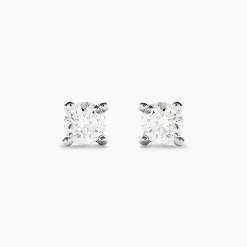 Histoire d'Or Boucles D'oreilles Puces Aphrodite or blanc diamant Clearance