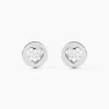 Histoire d'Or Boucles D'oreilles Puces Argent Blanc Chaker Oxydes De Zirconium Clearance