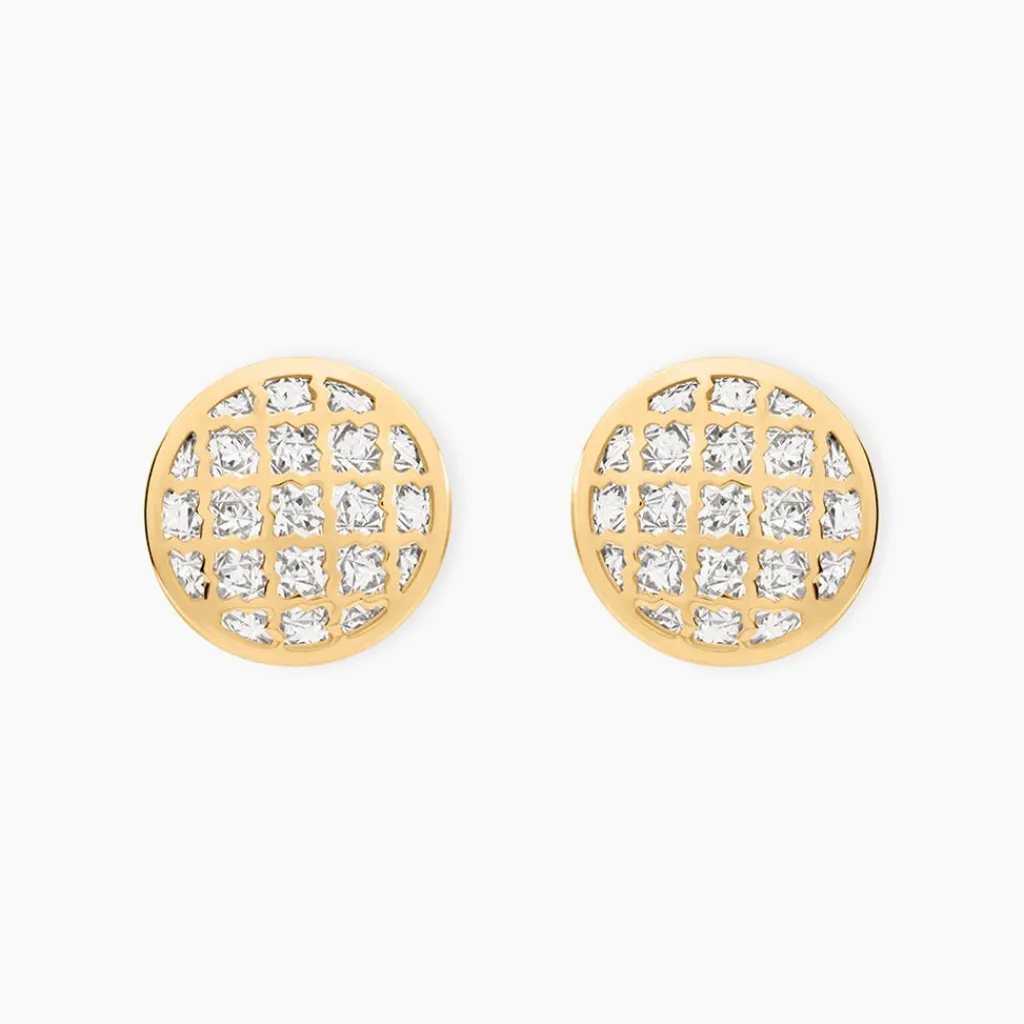 Histoire d'Or Boucles D'Oreilles Puces Adonijah Or Bicolore Online