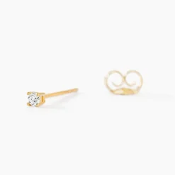 Histoire d'Or Boucles D'oreilles Puces Aphrodite or jaune diamant Outlet