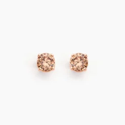 Histoire d'Or Boucles D'oreilles Puces Argent Rose Rio Santa Teresa Oxyde argent rose oxyde champagne Outlet