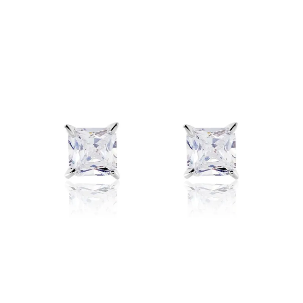 Histoire d'Or Boucles D'oreilles Puces Alys Argent Blanc Oxyde De Zirconium Outlet