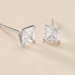 Histoire d'Or Boucles D'oreilles Puces Alys Argent Blanc Oxyde De Zirconium Outlet