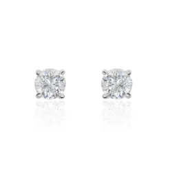 Histoire d'Or Boucles D'oreilles Puces Aphrodite or blanc diamant Outlet