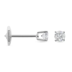 Histoire d'Or Boucles D'oreilles Puces Aphrodite or blanc diamant Outlet