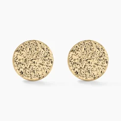 Histoire d'Or Boucles D'oreilles Puces Blanka plaqué or jaune New