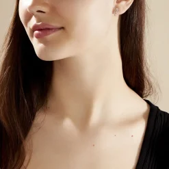 Histoire d'Or Boucles D'oreilles Puces Bathilde Or Jaune Diamant Discount