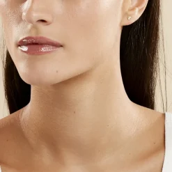 Histoire d'Or Boucles D'oreilles Puces Berangere Cercle Or Jaune Discount