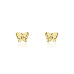 Histoire d'Or Boucles D'oreilles Puces Bartholomée Papillon Or Jaune Hot