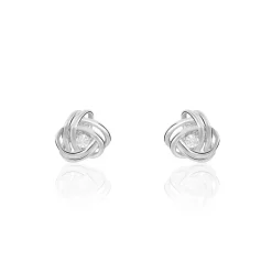 Histoire d'Or Boucles D'oreilles Puces Bouton D'or Argent Blanc Oxyde De Zirconium Discount