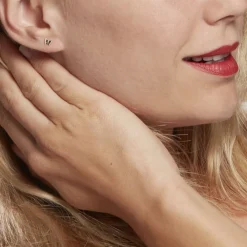 Histoire d'Or Boucles D'oreilles Puces Bartholomée Papillon Or Jaune Best