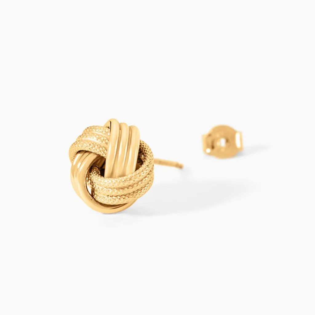 Histoire d'Or Boucles D'Oreilles Puces Bastiaan Or Jaune