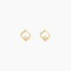 Histoire d'Or Boucles D'Oreilles Puces Brent Or Jaune Oxyde De Zirconium Sale