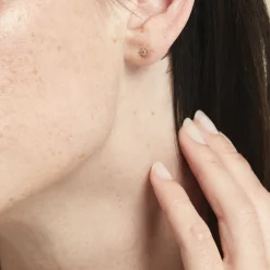 Histoire d'Or Boucles D'oreilles Puces Berberis Or Jaune Oxyde Online