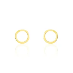 Histoire d'Or Boucles D'oreilles Puces Berangere Cercle Or Jaune Discount
